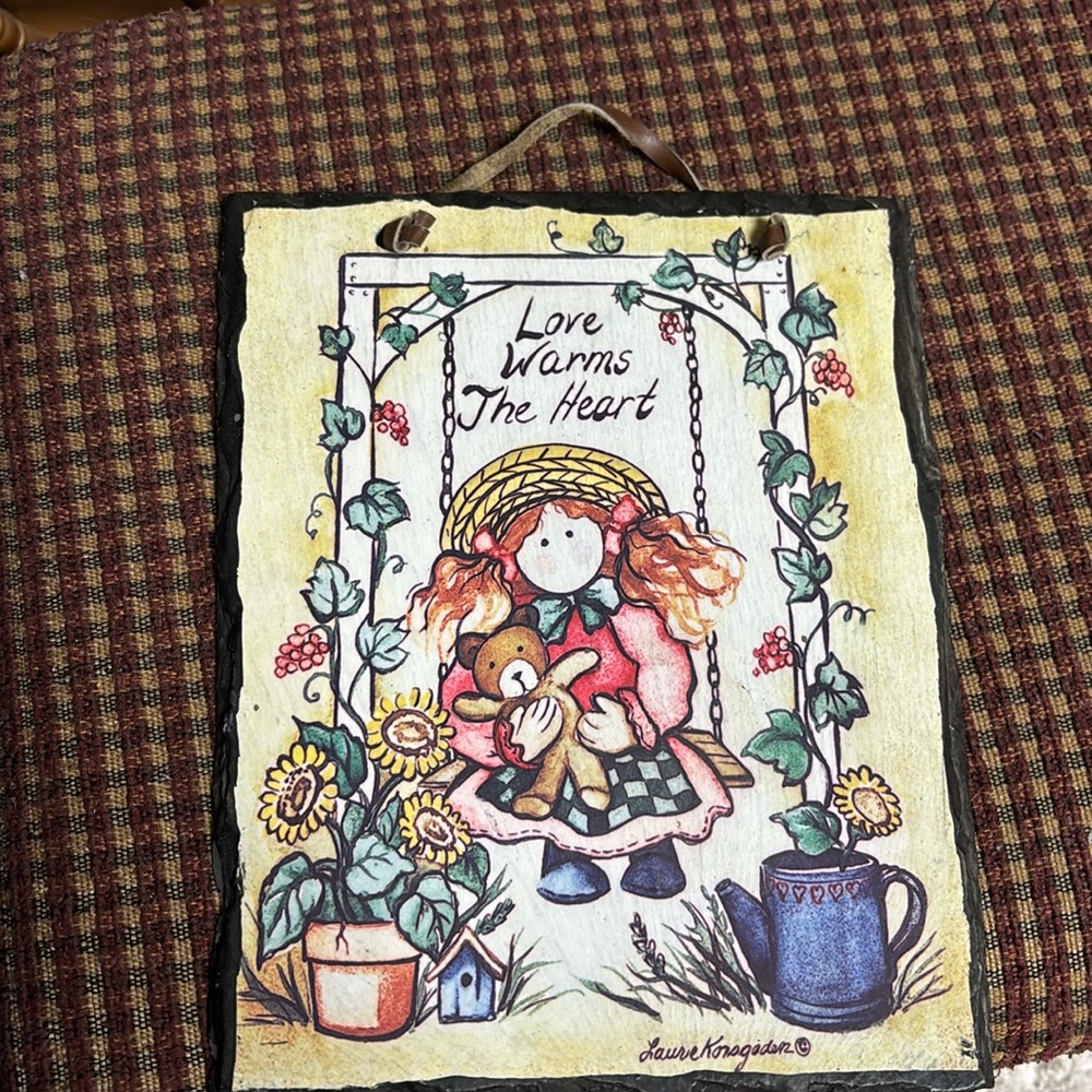Picture on a piece of coal